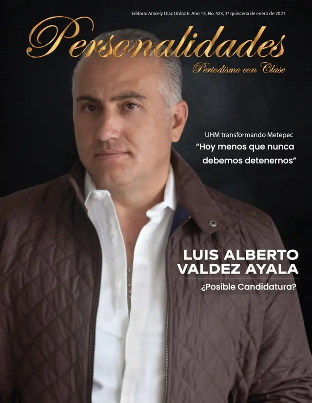 Captura de Revista Personalidades: UHM transformando Metepec — “Hoy menos que nunca debemos detenernos”