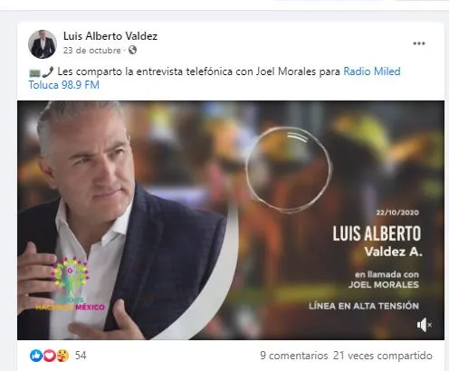 Captura de Super Estéreo Miled 98.9 FM: Línea en Alta Tensión, de Joel Morales