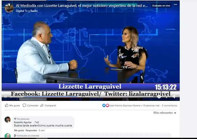 Captura de Digital TV y Radio: Al Mediodía, con Lizzette Larraguivel
