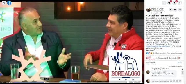 Captura de Digital TV y Radio: Una Bohemia entre Amigos, con Juan de Dios Maldonado